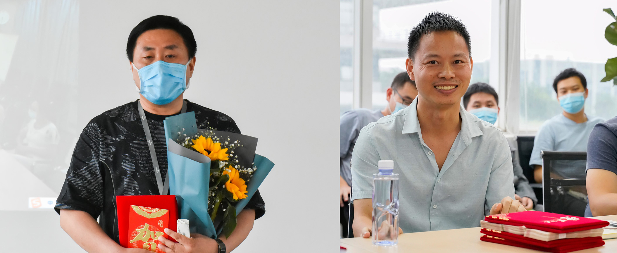 圖左張所成先生，圖右楊黎明先生